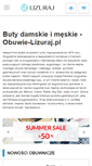 Mobile Screenshot of obuwie-lizuraj.pl